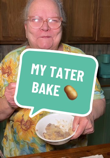 My Tater Bake 🥔 Ingredients • 5–6 large potatoes, washed and peeled (peeling optional) • Butter (for buttering the casserole dish) • 2 lbs hamburger meat • 1 medium onion, chopped • 1 (10.5 oz) can cream of mushroom soup • 1 (10.5 oz) can cream of celery soup • 8 oz sour cream • Milk (a little at a time) • Salt and pepper, to taste • Optional seasonings of choice • Shredded cheese (optional) Instructions 1. Wash and peel the potatoes if desired and keep them in water until ready to use. 2. Butt