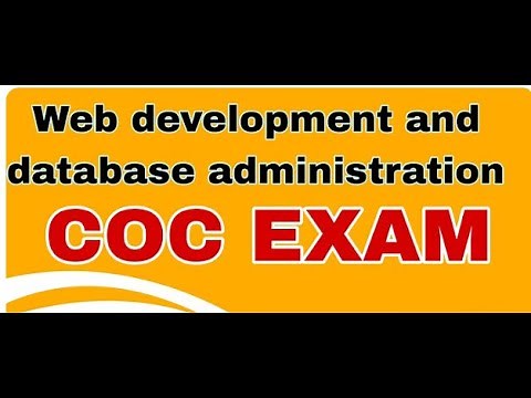 ICT COC Level 2 Full practical on Database administration and web development ሙሉ የተግባር ፈተናው part 1
