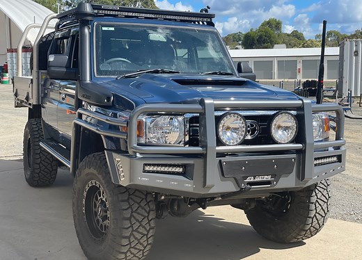 ATD 2-Post Bull Bar | ATD Customs PTY Ltd | 70 Series VDJ Classic (2007–2023) LandCruisers
