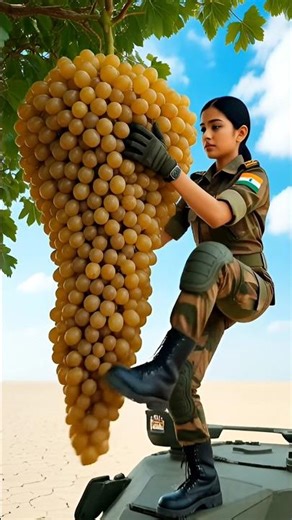 Army Girl Saves the Dying Grape Tree | #ai #plants #water #save