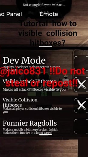 tutorial how to visble collision