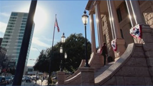 Tarrant County Courthouse now has a Ten Commandments marker