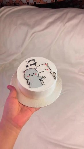 Adorable Cat-Themed Cake Design for Celebrations