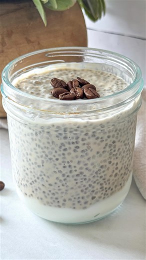 4.5K views · 1.5K reactions | Cold Brew Chia Pudding ☕️ (19g pro, 12g...