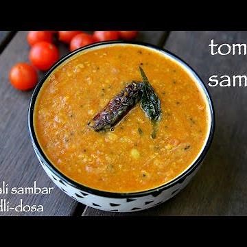 tomato sambar recipe | thakkali sambar | tomato sambar for idli & dosa