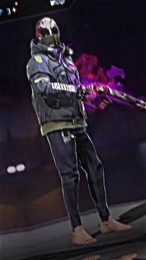 Dark Video Game Character in Futuristic Setting