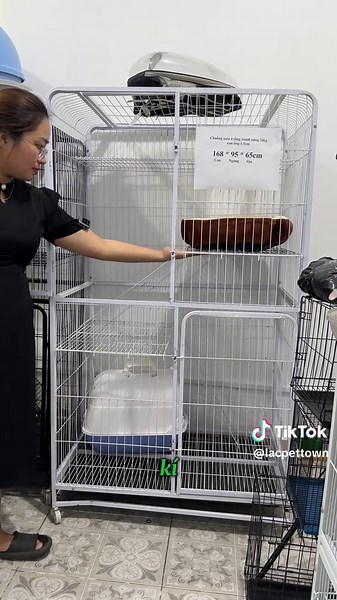 Chuồng mèo 4 tầng cho 4-5 con mèo