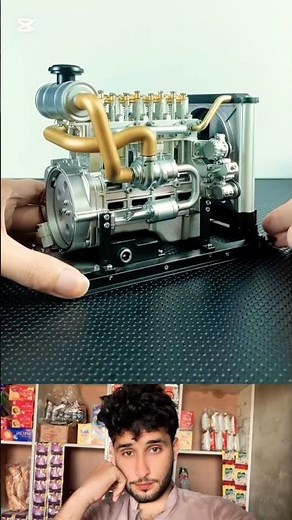 Mini Engine Starting | Small Mechanical Engine Working Model | Mini Petrol Engine DIY