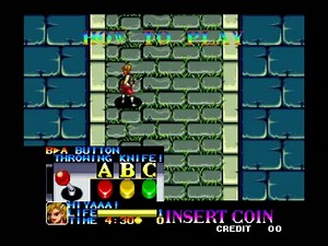 Ninja Commando SNK NEO GEO MVS Arcade PAL Gameplay