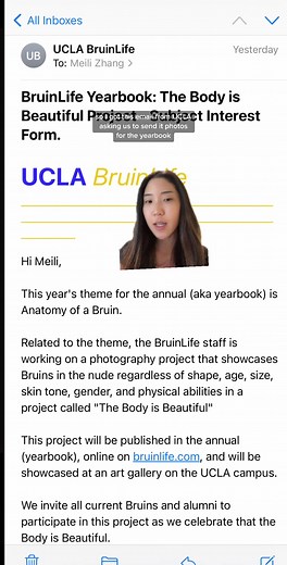 College Yearbook Body Positivity - UCLA Undie Run Experience