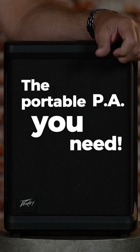 Hit the road 🚗 Rock off the grid 🎸 with the Solo® Battery Powered Portable PA 🔋 See it at the link below 🔽 https://bit.ly/48y3h1y | Peavey Electronics