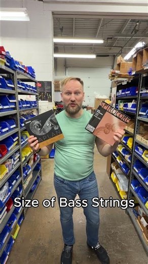 Size of Bass Strings