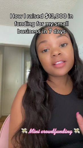 Watch how I raised $13,000 in 7 days for my small business 👌🏽#smallbusinesstiktok #blackownedsmallbusiness #blackownedbusiness #womenownedbusiness #womeninbusinesstiktok #crowdfundingcampaign #crowdfunding #blackownedbuisnesswoman