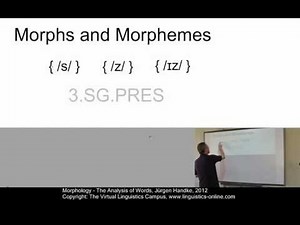 MOR101 - The Analysis of Words