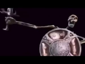 Skeleton Screaming with Shield Meme Compilation