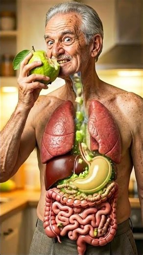 What Happens to Guava After You Eat It | 3D Digestive System Animation