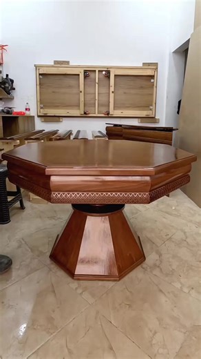 طاولة طعام أنيقة من خشب الأطر ✨##wood #wooddesigner #diy #woodscraft #carpentry