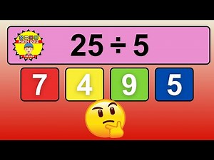 20 Math Quiz for Kids | Division Quiz