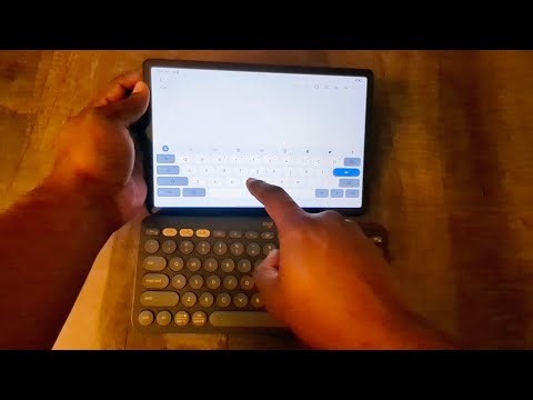 How to use on screen and physical keyboard on Lenovo Tablet 