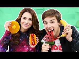 GUMMY FOOD vs REAL FOOD - PART 2! Ft MatPat!