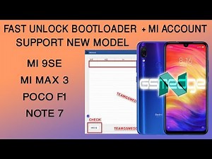 MICLOUD XIAOMI REDMI NOTE 7 UNLOCK BOOTLOADER AND REMOVE MI ACCOUNT