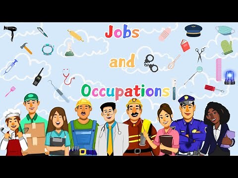Jobs and Occupations for Kids | Vocabulary for kids | Preschool learning video | Professions video 💼
