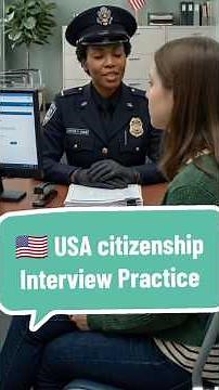 Real Like US Citizenship Interview At U.S. Immigration | Emma's Mock Test & Civics Questions