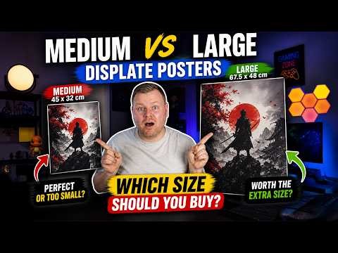 Medium or Large Displate Posters? Here’s What You NEED to Know