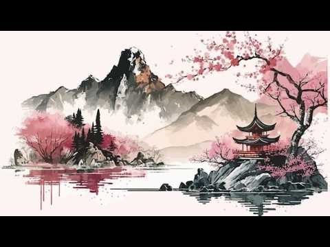 gentle spring morning with quiet music 🌸🌅