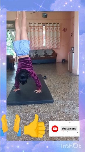 🤸‍♀️ छोटी बच्ची का कमाल! हैंडस्टैंड वॉक देखकर रह जाओगे हैरान#shorts #short #gymnast #gym