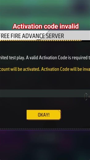 Activation code invalid