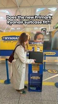 Will the Primark suitcase FIT into Ryanair’s CAGE OF DOOM?