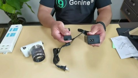 Gonine NP-FW50 ZV-E10 Dummy Battery for Sony and AC-PW20 Continuous Power Supply AC Adapter Kit, for Sony Alpha ZVE10 A6000 A6100 A6300 A6400 A6500 A7 A7II A7S A7SII RX10 II IV Cameras.