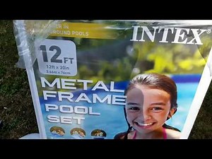 Intex swimming pool 12ft by 30 set up and review