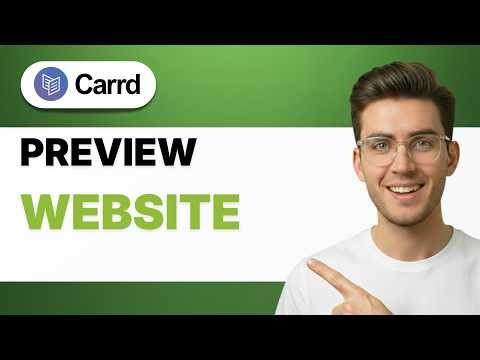 How to Preview a Carrd Website [2026 Full Guide]