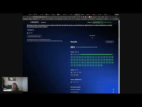 Cardano Constitutional Convention Voting Tool Demo