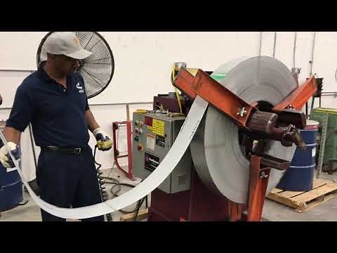 Making Standing S Cleat for Rectangular HVAC Duct