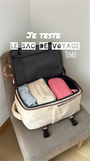 🎒J’ai testé le fameux sac à dos de voyage viral, compatible en objet personnel avec les compagnies aériennes. Je vous montre comment mettre une semaine de vêtement sans payer de supplément valise cabine. J’ai moi même été super étonnée 😅 c’est bien évidement valable pour des vêtements légers pour partir au soleil. En automne hiver, le sac fera très bien l’affaire pour les week-ends de 3-4 jours ✈️ 🛍️ Offre spéciale pour vous !! ✨Utilisez le code dmq6984 dans la barre de recherche pour avoir j