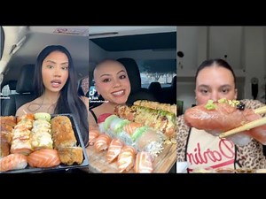 SUSHI MUKBANG TIK TOK COMPILATION