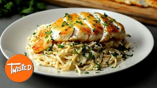 Crispy Chicken Lemon Spaghetti Recipe Twisted