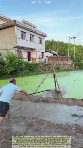 Low-Tech Farming: Using A Tripod Lever to Irrigate Fields