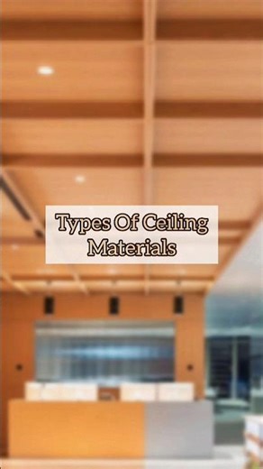 Types of ceiling materials #ceilingdesign #interiordesigner #homedecor #ceiling