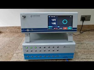 Leak tester FCO790 working with FCS456 multi channel sequence controller, by Furness Controls