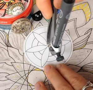 25K views · 295 reactions | The Seed of Life drawing - fast and easy mandala. | Alena Light draws | Facebook