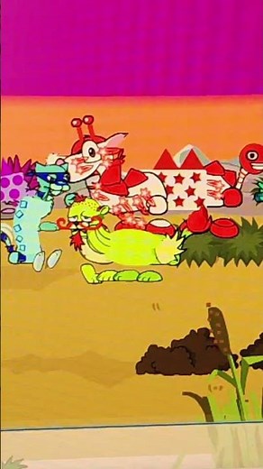 Repainted savanna animals but pokemon Mickey Snivy recreation | GoAnimate Wrapper Offline (9/1/2025)