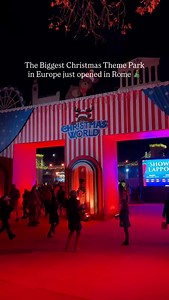 The Biggest Christmas Theme Park in Europe just Opened in Rome ✨🎄: 📍 Christmas World (Villa Borghese) A big holiday village filled with lights, themed areas and fun corners that make the park feel warm and festive. It is the biggest Christmas event in Europe and runs from 29 November to 11 January, with food stalls, music and a relaxed winter vibe right in the center of Rome. ✨ Viale del Galoppatoio, 31, 00197 Roma #rome #roma #themepark #christmas #italy | Romesomuch