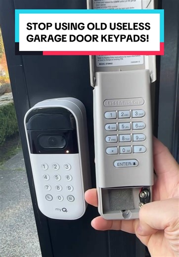 Upgrade to a smarter garage door keypad that will stop theft and breakins! . . . #garagedoor #garage #homesecurity #cctv #homecamera