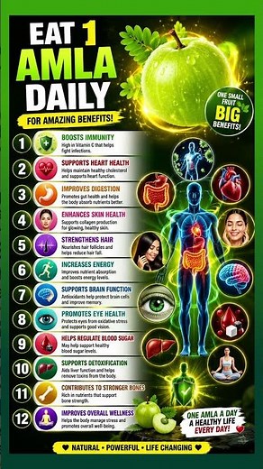 What Happens If You Eat 1 Amla Every Day? 🤯 #healthyeating #healthylifestyle