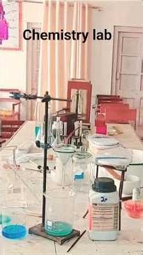 Chemistry lab glass wares #chemistry #resistanceinseriesandparallel #education #science