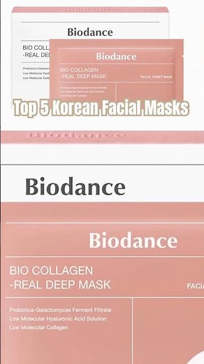 Top 5 Korean facial masks compared. Links in the full video! #amazonfinds #skincare